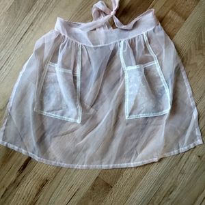 Vintage pink apron